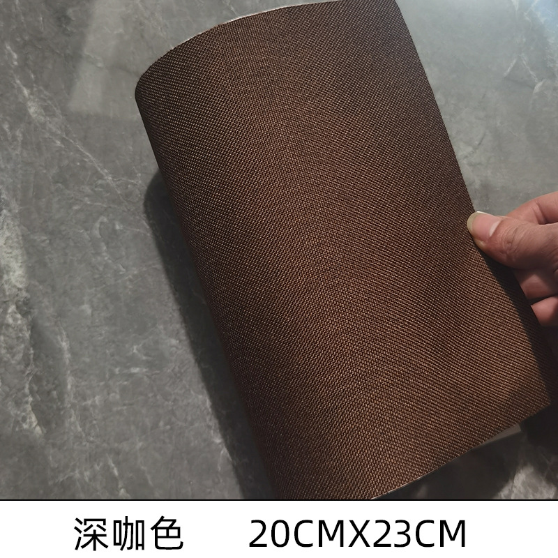 En stock al por mayor de imitación de lino pegatinas autoadhesivas tela sofá parche Reparación de algodón cortina de lino mantel rasgado parche