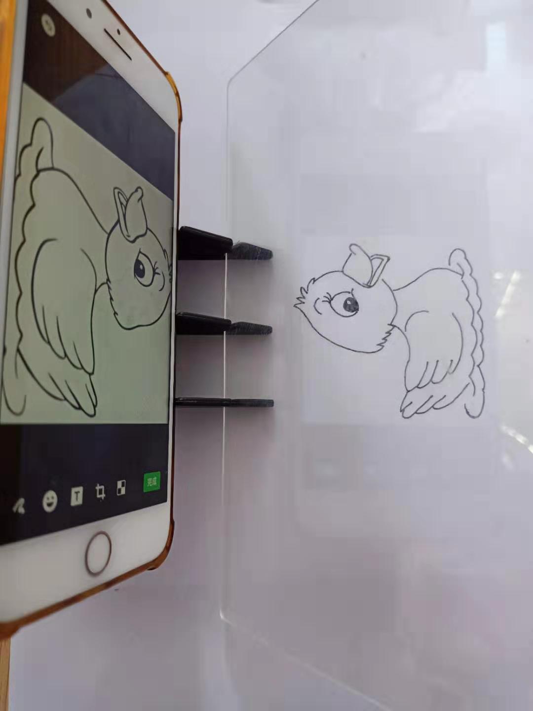 Fábrica de pintura directa artefacto imagen artefacto proyección copia tabla