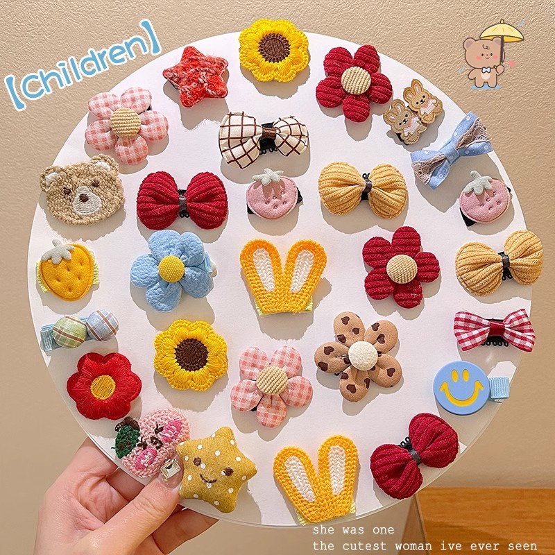 Pequeño cabello del bebé pequeño cabello fetal roto clip de cabello mujer lindo bebé tarjeta de cabello sudor niños no lesionar clip de cabello frangeo tocado