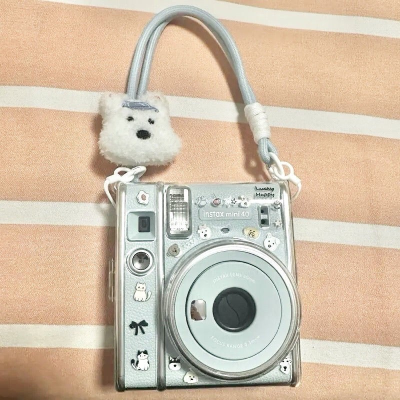 Mini40 Transparent Crystal Stand Protection Instax Shell Camera Shell Accessories