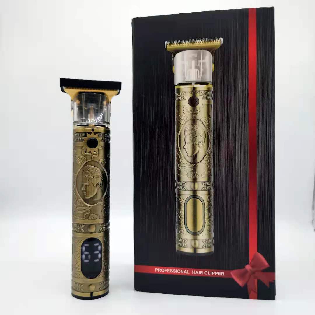 跨境數顯理髮器跨境剃頭器男士電推剪剃頭油頭剪男士理髮器套裝