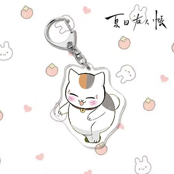 夏目友人帳 夏目貴志 猫先生 斑夏目玲子 周辺ギフト ペンダント アクリルキーホルダー|undefined