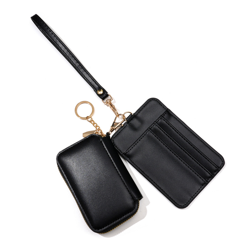 両用モデル!キーバッグ カードホルダーセット INSスタイル 韓国 シンプル レディース ウォレット カードホルダー 在庫あり PURSE|undefined
