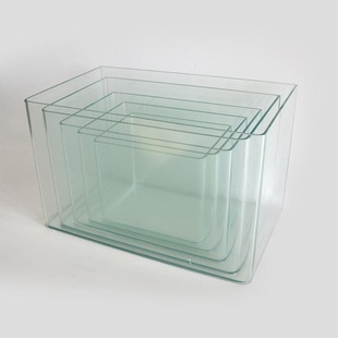 Fish Tank Set Tank Mini Small Glass Aquarium Living Room Desktop View Creative Ecological Goldfish Tank