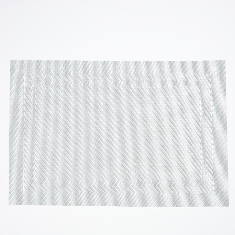 Teslin doble-Marco PVC placemat hotel de estilo Chino compartimiento estera de mesa estera taza de té estera para barra de bar engrosada mantel a rayas