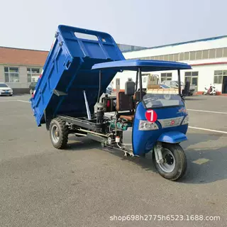 建筑工地果园运输车 工程柴油三轮车 农用爬坡运输柴油三轮车