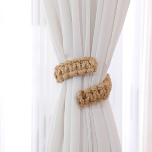 Cross-Border New Hemp Rope Curtain Clips, Living Room Curtain Straps, Braided Curtain Straps, Pure Handmade Windows
