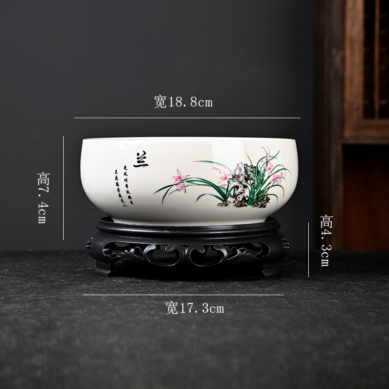 Cuenco de nenúfares, flores de cobre, macetas especiales con paletas, utensilios hidropónicos de cerámica, macetas grandes para el hogar, liquidación al por mayor