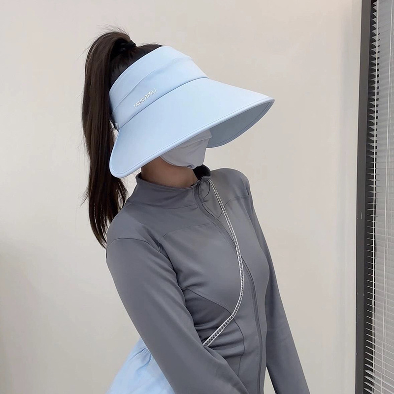 Gorro de protección solar de gran ala para mujeres de verano al aire libre gorro de protección de cuello sombrero de sombrero de sombrero de sol plegable anti-UV