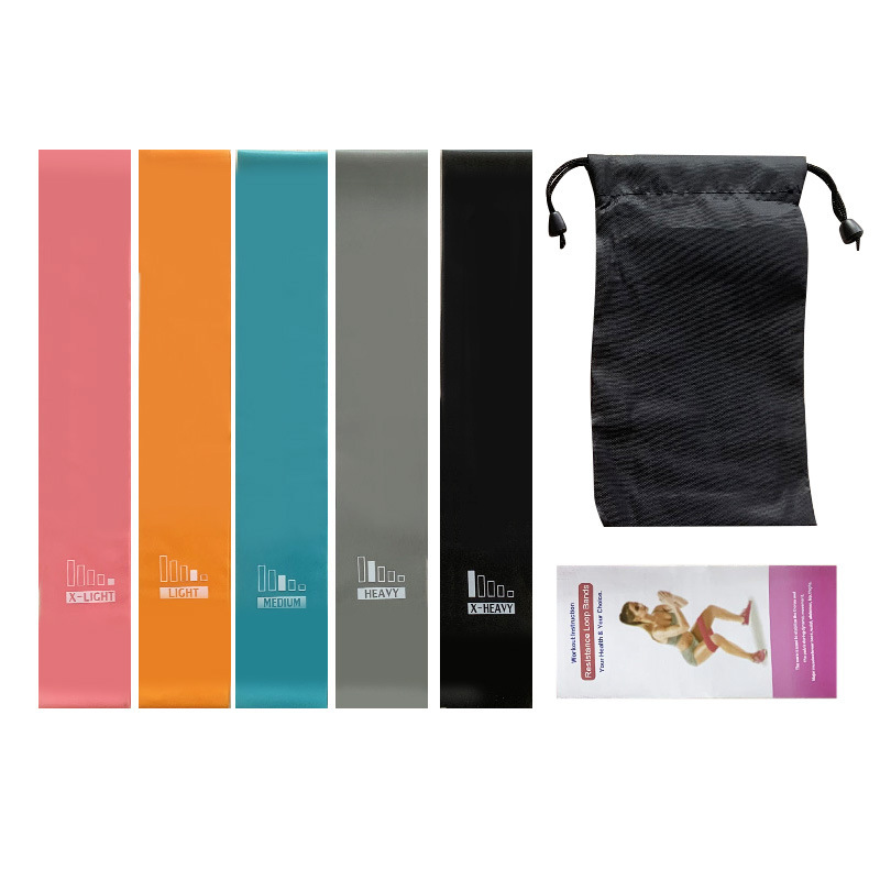 Resistencia banda traje suministros yoga banda de tensión de goma anillo Delgado equipo de ejercicio de fitness banda de anillo elástico fitness