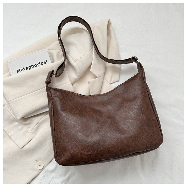 PU Große Kapazität Damen Tote Beliebte Mode Schulter Umhängetasche_voghion.com