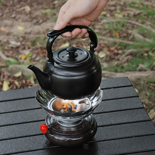 Alcohol Stove for Making Tea, Outdoor Water Boiling, Tea Making, Kung Fu Tea Stove, Windproof, Portable, Car-Mounted Tea Set, Complete Set