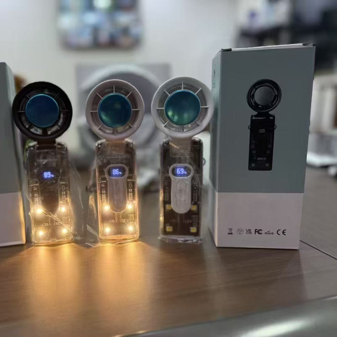 FC8 Portable Handheld Mini Fan USB Desktop Outdoor Charging Semiconductor Cooling Home Appliances With Long Battery Life_voghion.com