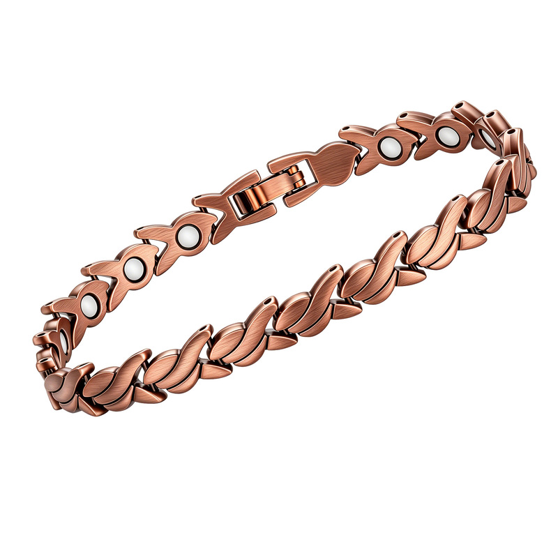 Cross-Border Retro Women's Bracelet with Magnets, Negative Ions, Infrared Germanium Stone, Personalized Energy Health-Preserving Color-Preserving Bracelet for Men Cross-Border Retro Women's Bracelet with Magnets, Negative Ions, Infrared Germanium Stone, Personalized Energy Health-Preserving Color-Preserving Bracelet for Men