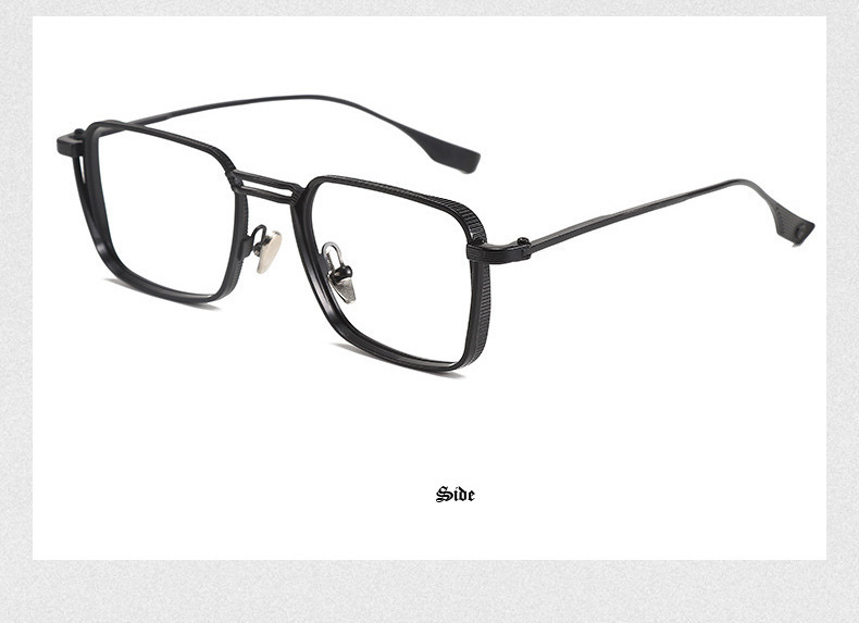 Retro Anti-Blue Light Glasses - Side View
