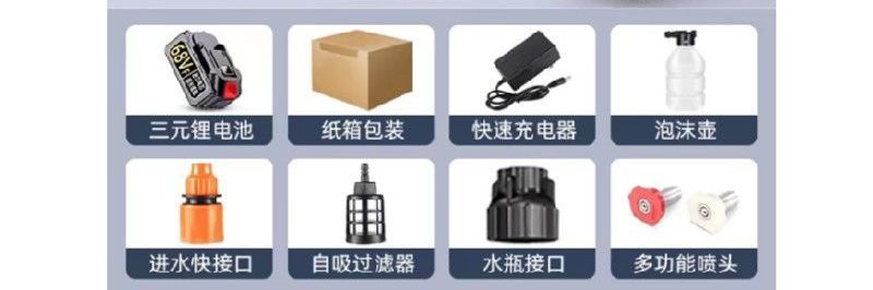 220V powerful car washing pump, high-power fully automatic portable cleaning machine, high-pressure car washer, household electric water gun