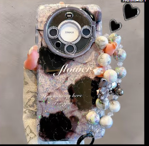 Brilliant mancha rosa para Huawei pura70pro funda para teléfono móvil p70 nuevo mate60 pareja mate70