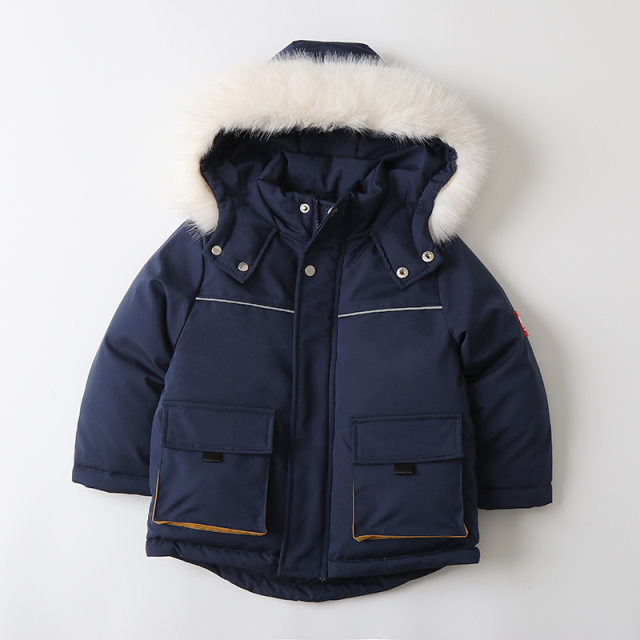 Tuta Da Neve Bambini 2 Pezzi - Cappotto Piumino + Salopette, Impermeabile Antivento, Con Cappuccio Rimovibile - Per Sci E Giochi Invernali