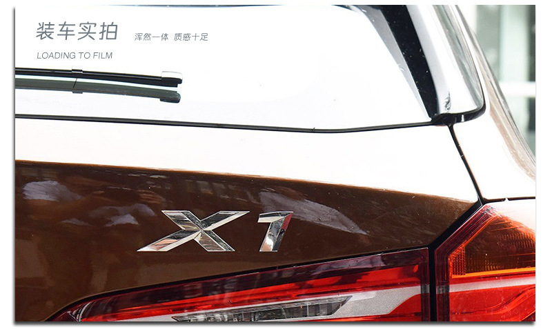 Suitable for Old Bmw X Series and Gt Series Tailgate Lettering, X1 X3 X4 X5 X6 Gt Lettering Modification Trunk Sticker