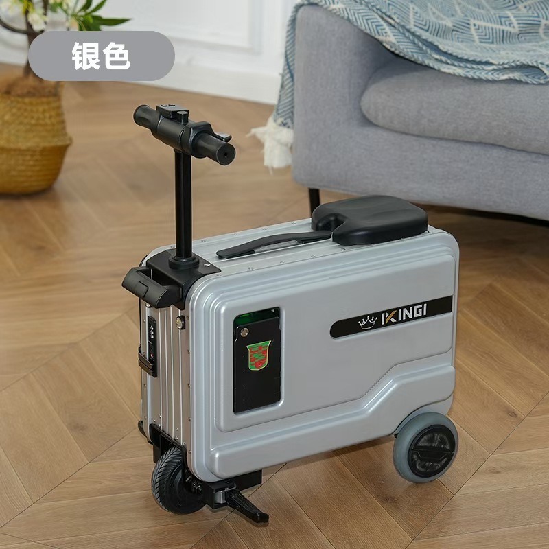 外国貿易 20inch スマート電動サイクリングスーツケーストロリーケース多機能電動スーツケースプルギフト電動搭乗スーツケース|undefined