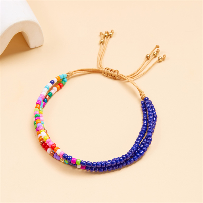 Ethnic Style Bohemian Geometric Seed Bead Rope Beaded Knitting Unisex Bracelets display picture 10