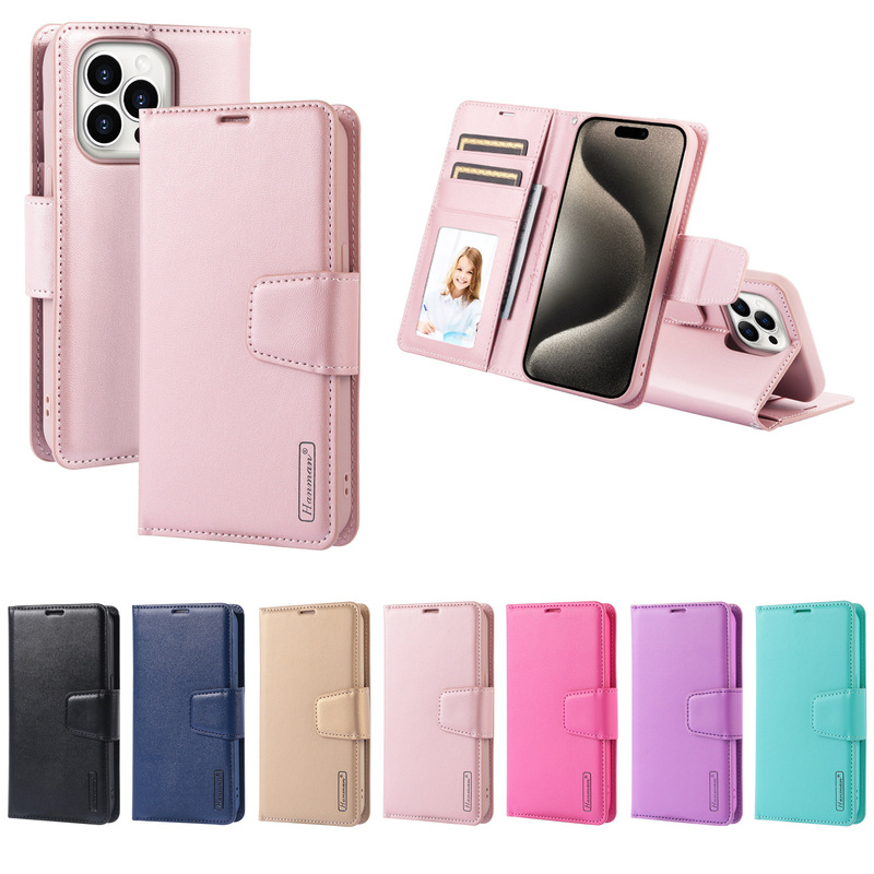 Hanman Is Suitable for the New Samsung Galaxy S26 Ultra New Model Phone Leather Case S25Fe Wallet Card Holder Hanman Is Suitable for the New Samsung Galaxy S26 Ultra New Model Phone Leather Case S25Fe Wallet Card Holder