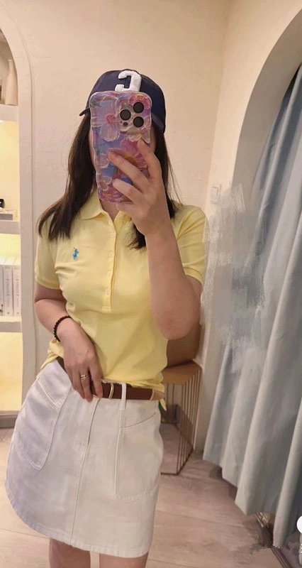 Поло (Ralph Lauren) с коротким рукавом, с вышитым пони, летнее качество, XS–L