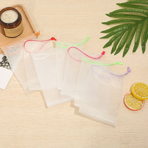 Foaming Net Foaming Net Bag Wholesale Facial Cleanser Handmade Soap Bag Soap Net Bag Storage Face Wash Bath Soap Cleanser