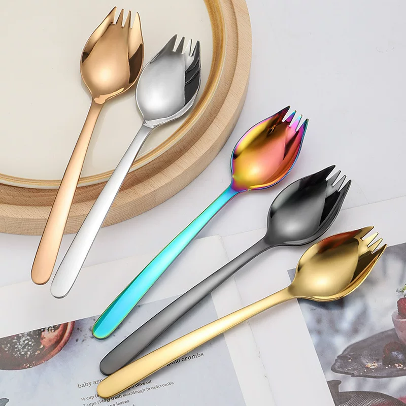Spoon stainless steel, fruit fork, Amazon