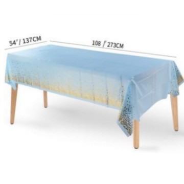 Dorado punto azul traje de lunares vajilla de cumpleaños desechable de gama alta plato de merienda taza de papel suministros de tejido