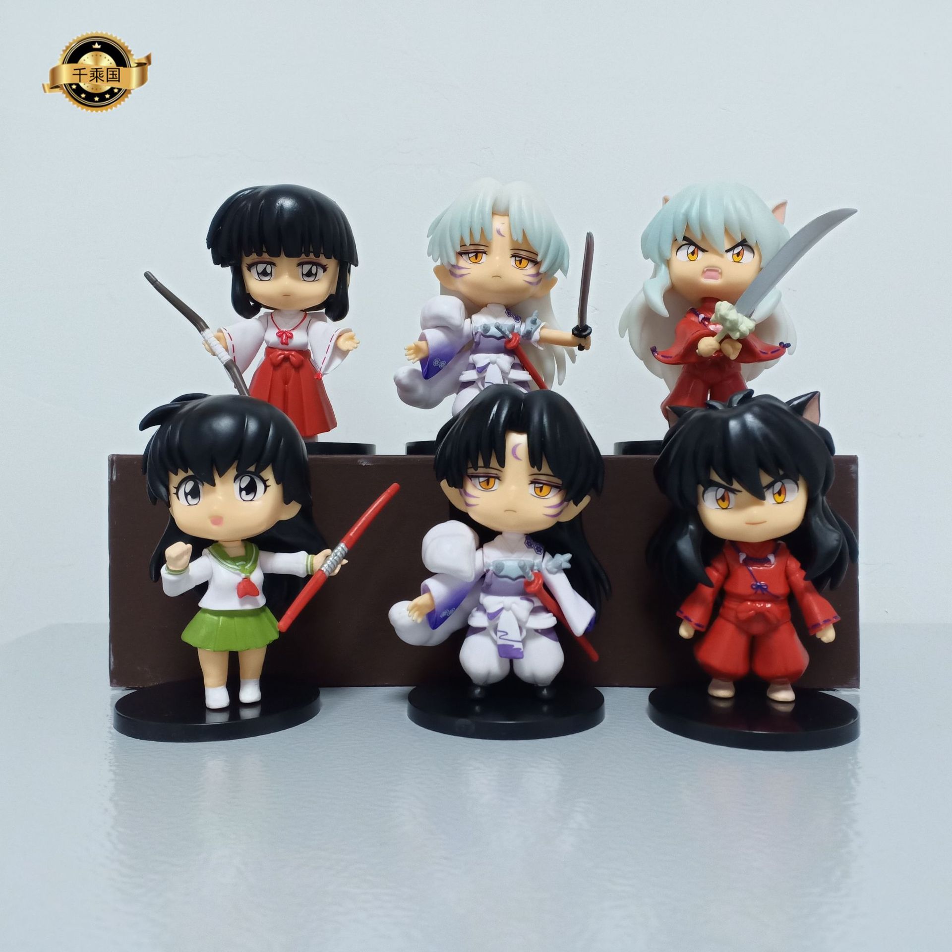 (2개) SICHE PILLS GOWEI MAITREYA 모델 장식품 GASHAPON 기계 인형 그림 장난감의 6 가지 손으로 만든 Q 버전 가방