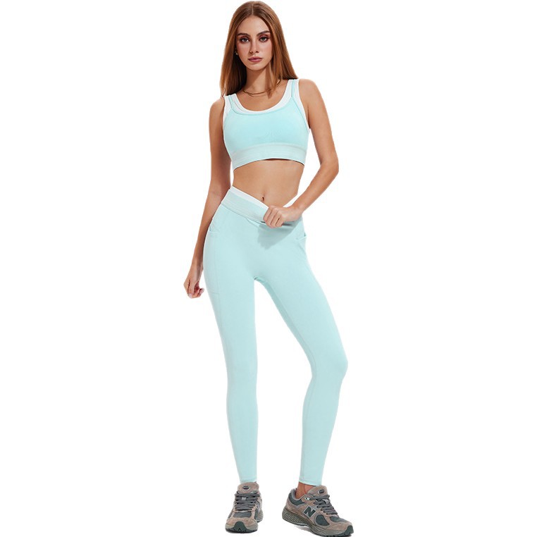 Europeos y americanos trajes de yoga ropa interior deportiva de alta elasticidad antichoque mejora de cadera acondicionamiento físico chaleco bra