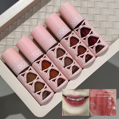 Toot Dodo~ Transparent Color-Saturated Mirror Lip Lacquer Moisturizing Hydration Long-lasting Transfer-Resistant Film Affordable Women's Lip Color