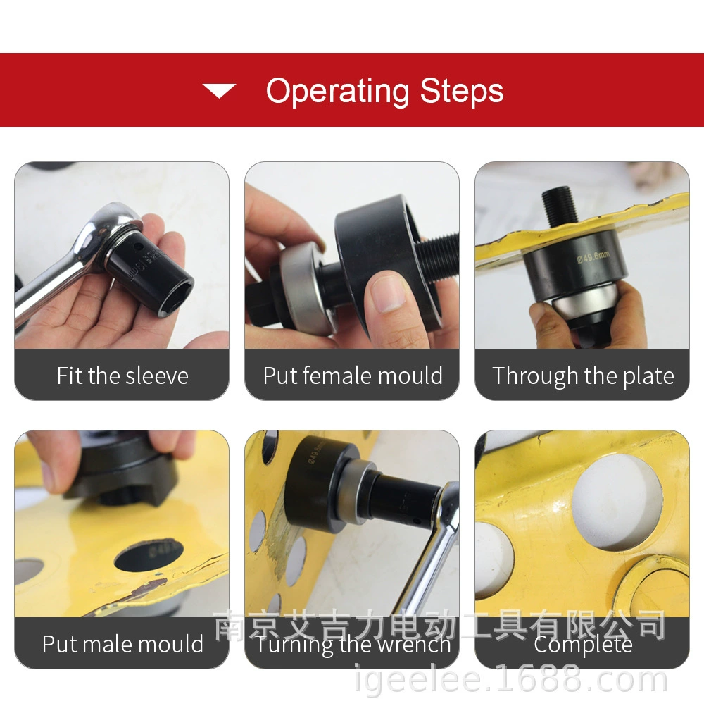 CC-60 manual spiny wheeled open-hole opening tool Metal board pitch