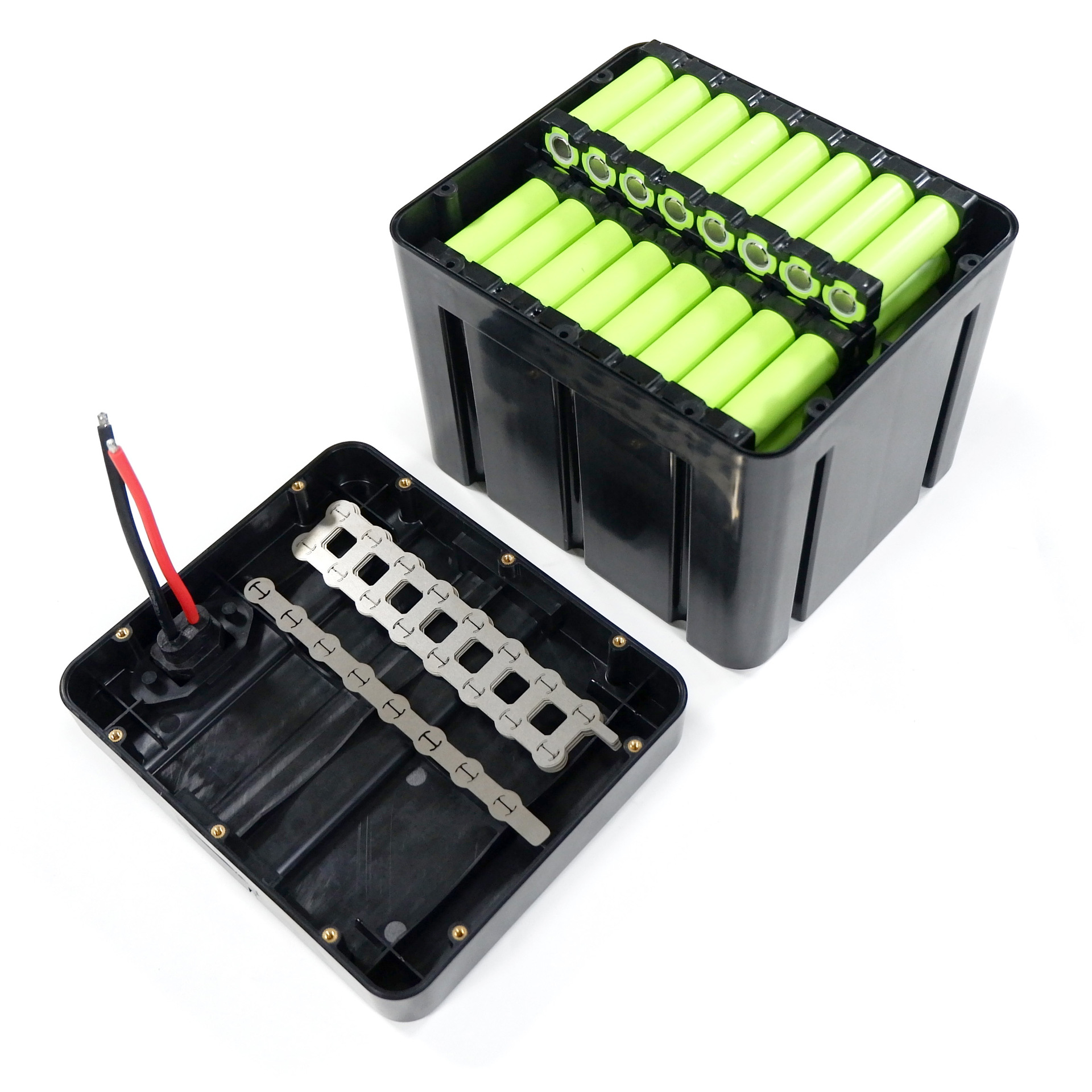 Fábrica directa nueva caja de batería estándar nacional 48V15Ah 8 paralelo 13 cadena 18650 caja de batería caja de batería impermeable