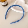 Pleated premium blue