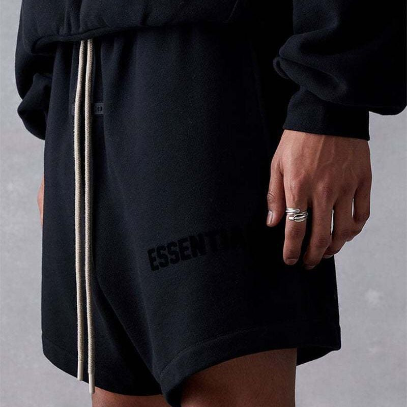 2023SS Latest Silicone Print Essentials Hoodie Trendy Shorts Cross-border