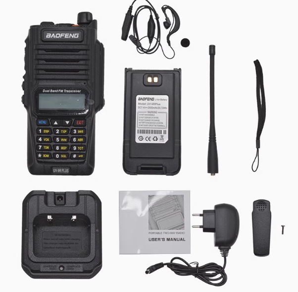 Standard configuration + headphones (remarks on european and american regulations)