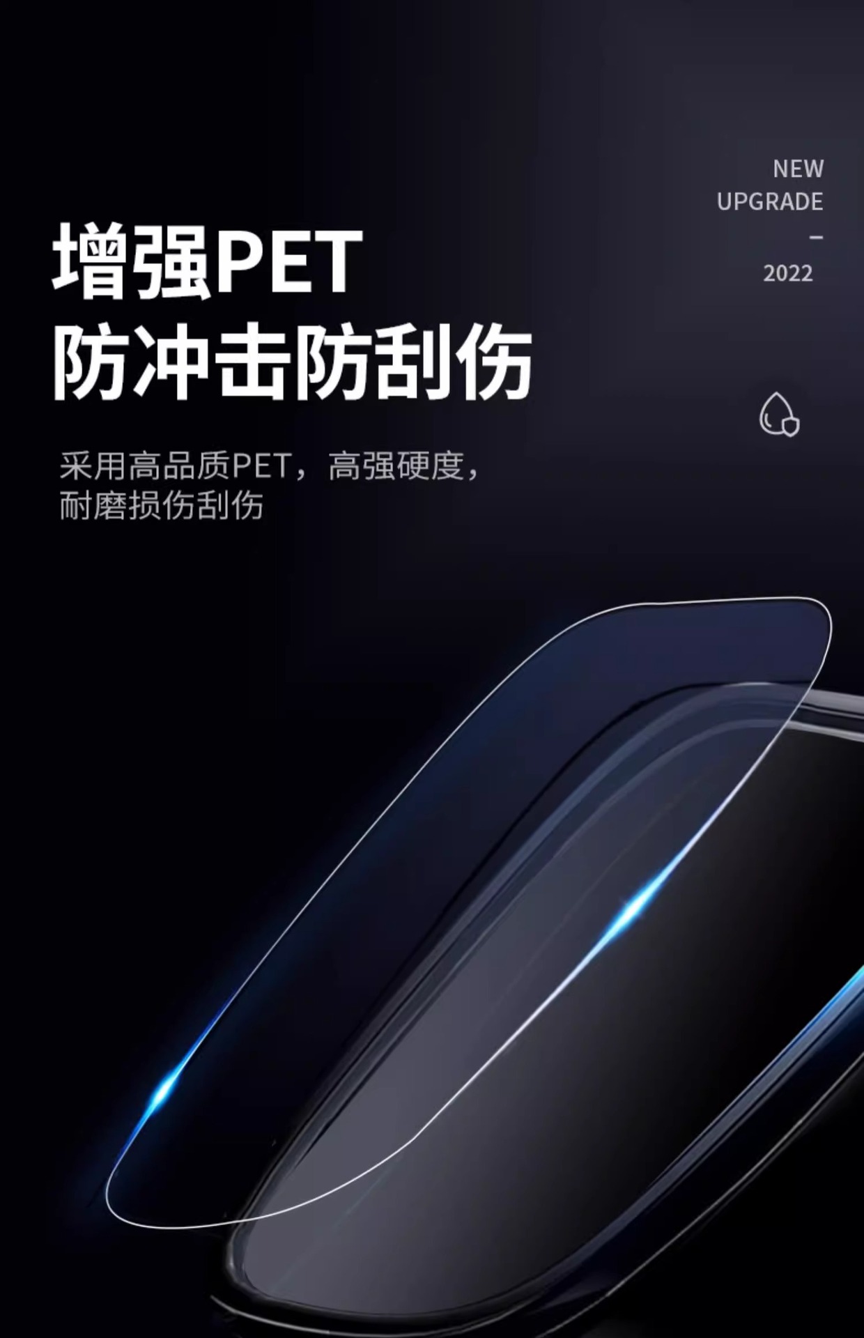 Car Rearview Mirror Anti-Glare Film Exterior Reflective Reversing Mirror Automatic Anti-High Beam Rainproof Waterproof Anti-Fog Artifact