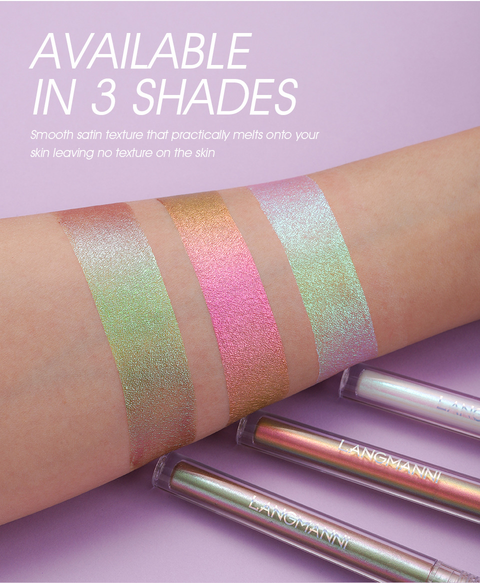 Langmanni Single Chameleon Liquid Eyeshadow shines with eyeshadow liquid eye makeup undefined