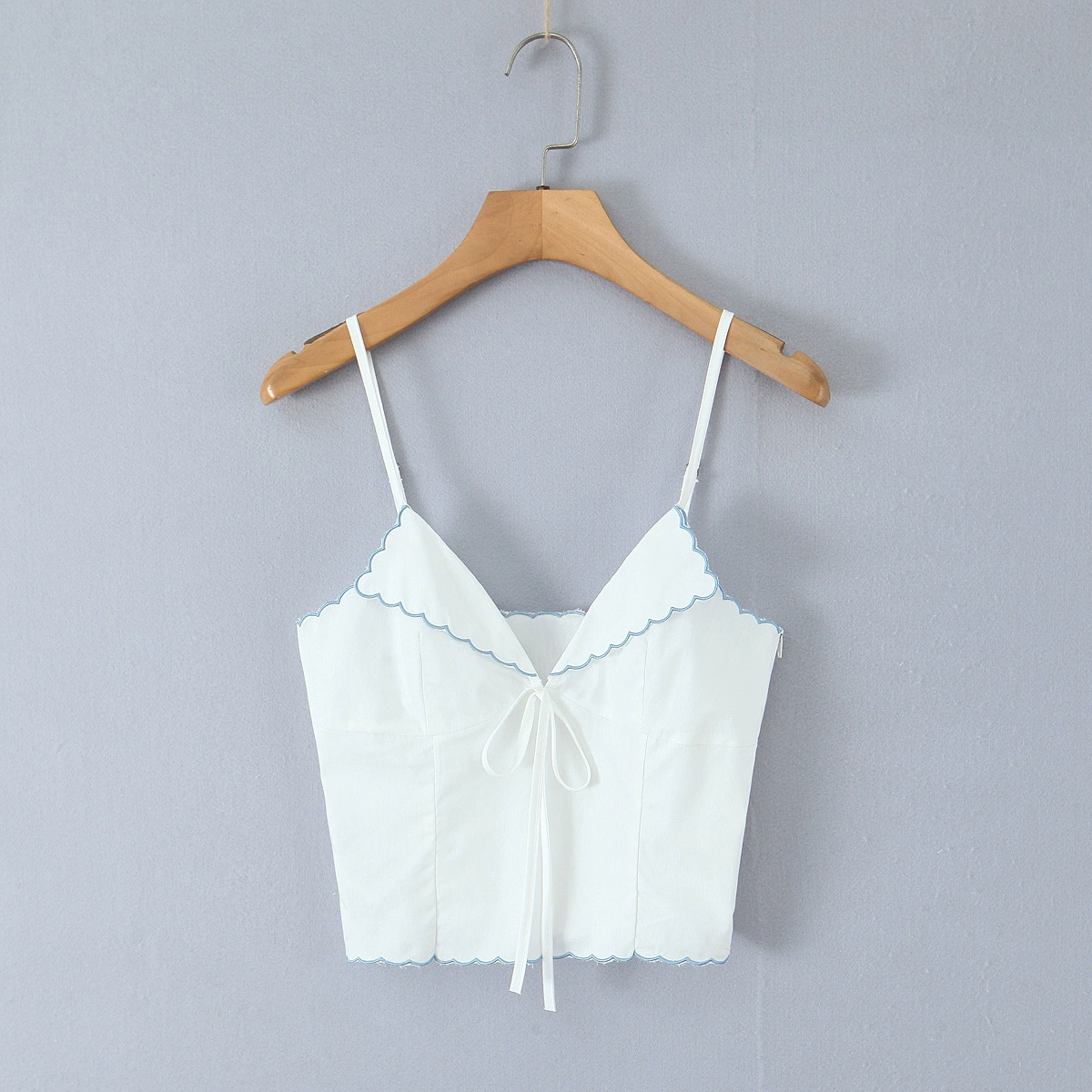 Летняя футболка оптом, европейский стиль, с вышивкой, Slim Fit, для маленького жилета