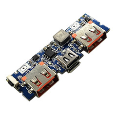 Type-c充電宝電源ボード5V2.4Aモバイル電源DIYマザーボード昇圧モジュール3.7vリチウム電池