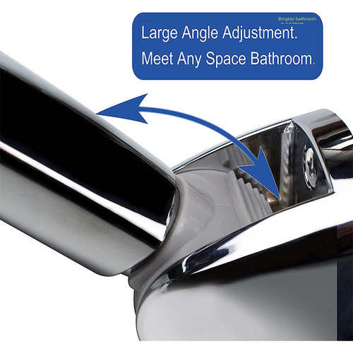 New model factory direct sale shower head bracket, electroplated shower base support, fixed stand for shower head, wall mount for rain shower head