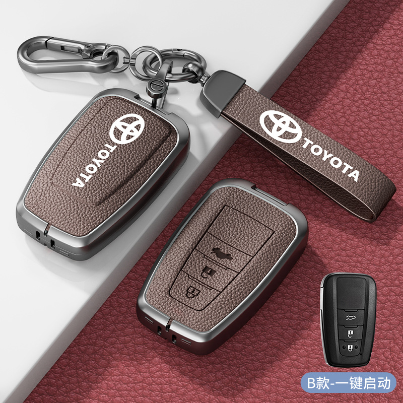 모델 B 아연 합금 쉘 3버튼 모카 브라운 하드웨어 팔찌