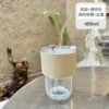 Transparent white straw, case