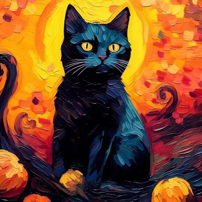 Amazon nueva pintura de diamantes 5D Halloween fantasma calabaza búho lleno de pintura de diamantes diy pintura de decoración para el hogar