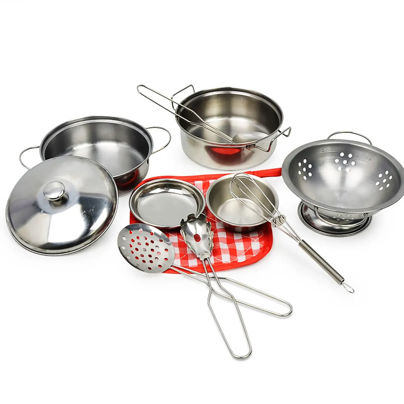 children's realistic tableware stainless steel