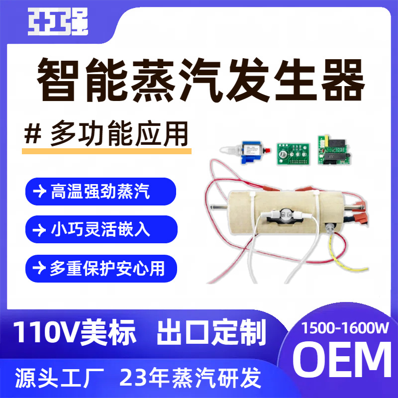 110V美标 小型蒸汽发生器即热蒸汽烤炉蒸汽烘焙蒸汽食品加热蒸煮