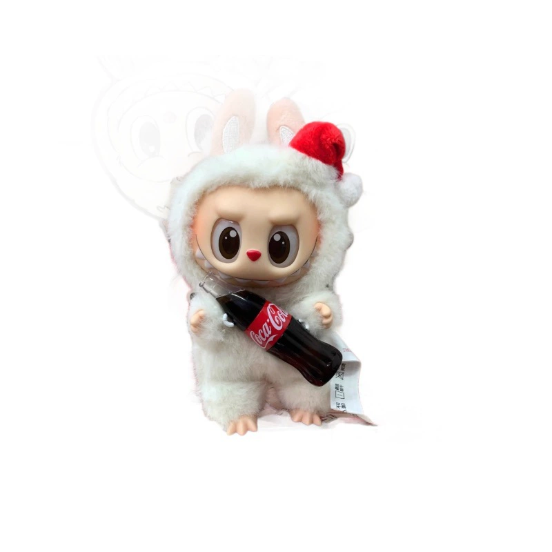 PPMT Bubble Mart labubu серия Coca-Cola виниловая фигурка с закрытым лицом, кулон-лабубу, модная игрушка