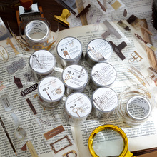 暮光PET胶带  工艺美学系列 文艺复古手账DIY素材循环贴画8款